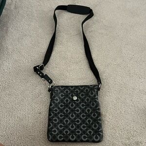 Coach black crossbody bag